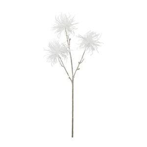 Northlight 17" Frosted White Spiky Floral Winter Christmas Stem